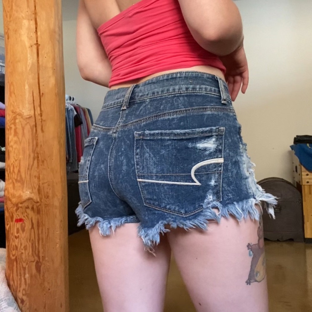 American Eagle Hi-Rise Shortie size 4